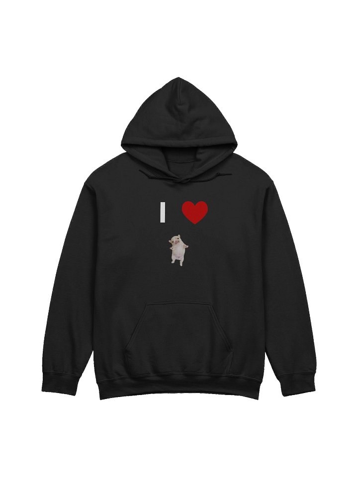I HEART PIBBLE (hoodie) - dark colors product image (1)