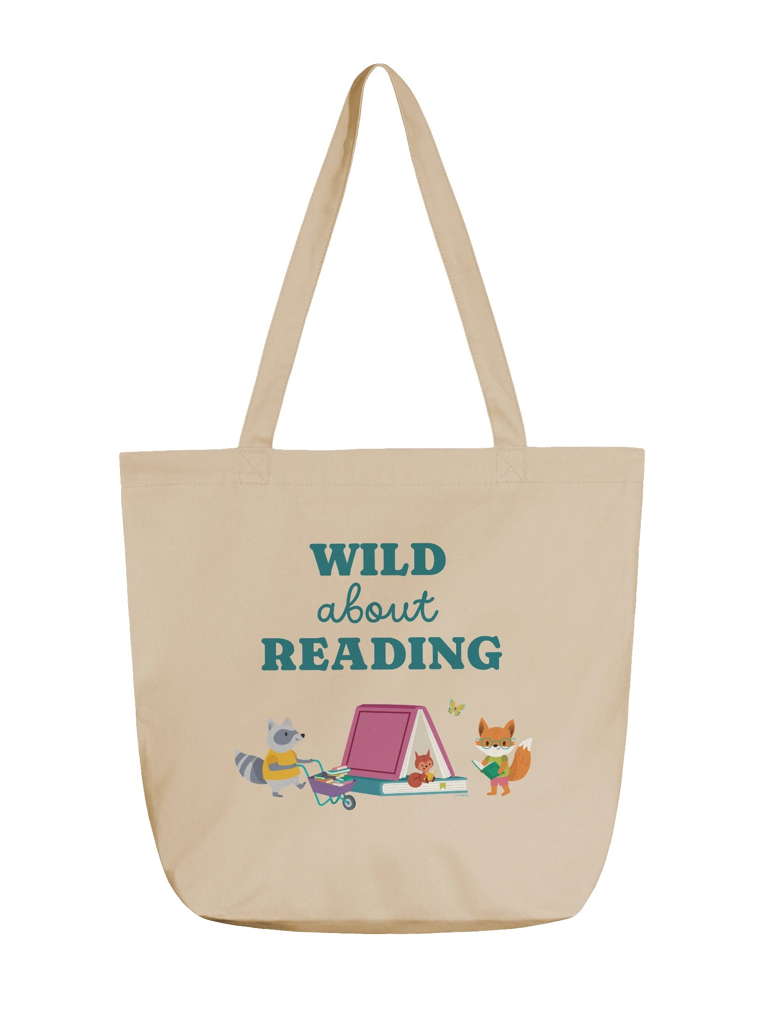Wild About Reading Tote product image (1)