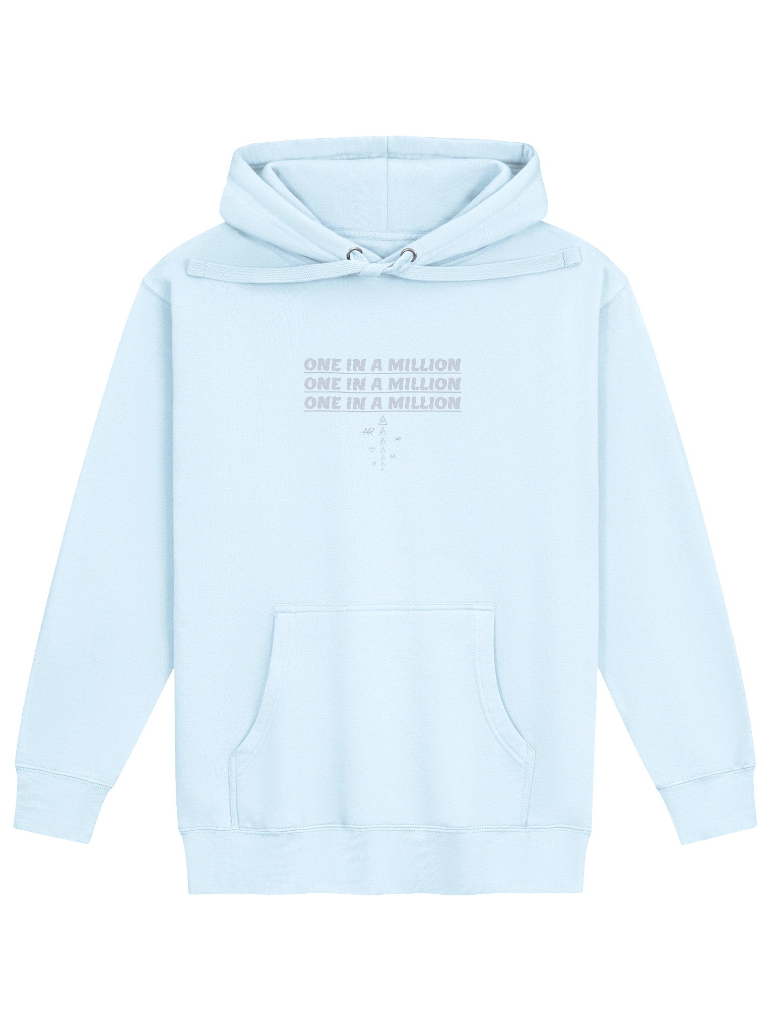 ONE IN A MILLION — Hoodie (Blue) product image (1)