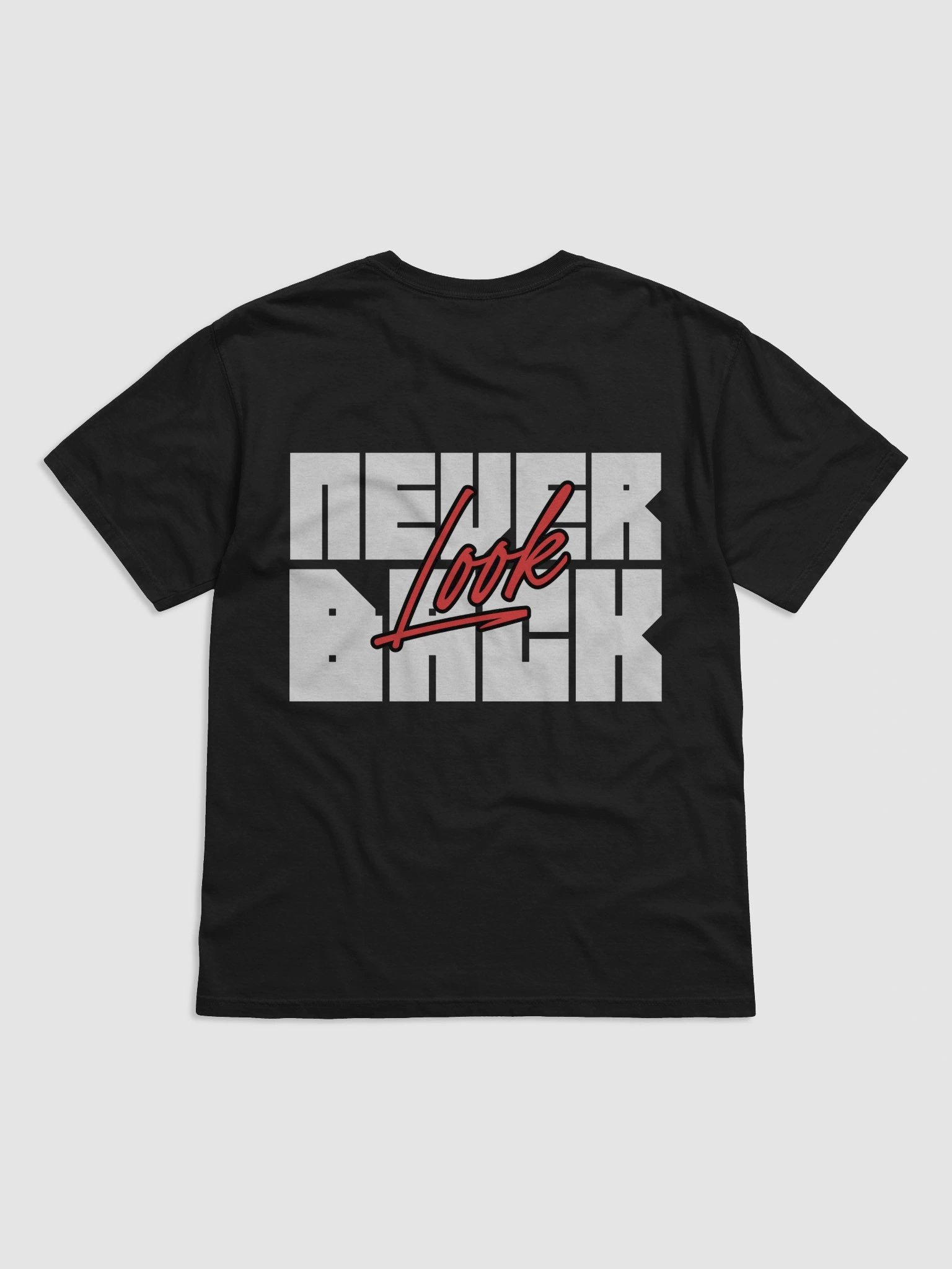 nvr look back | too honest basic tee product image (2)