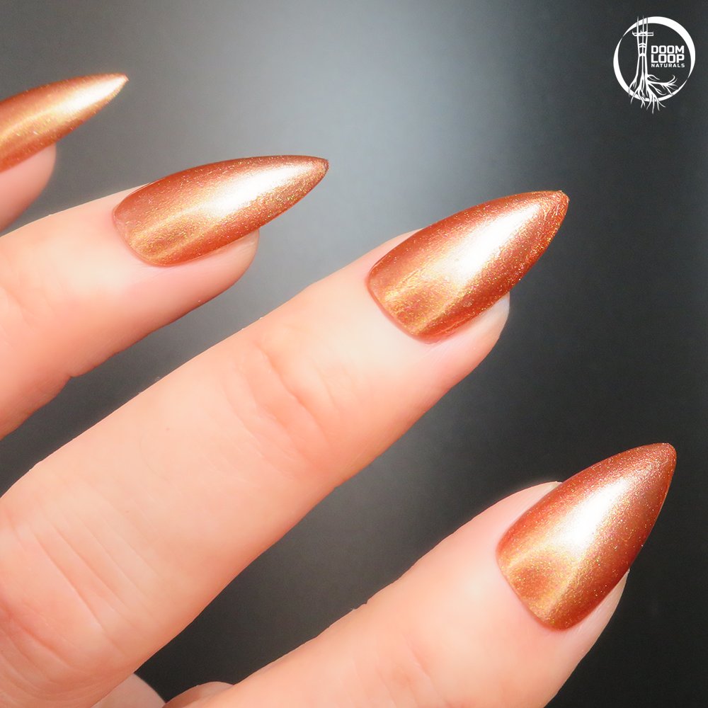 INTERROBANG - Sunset Gold Sparkly Nail Polish product image (4)