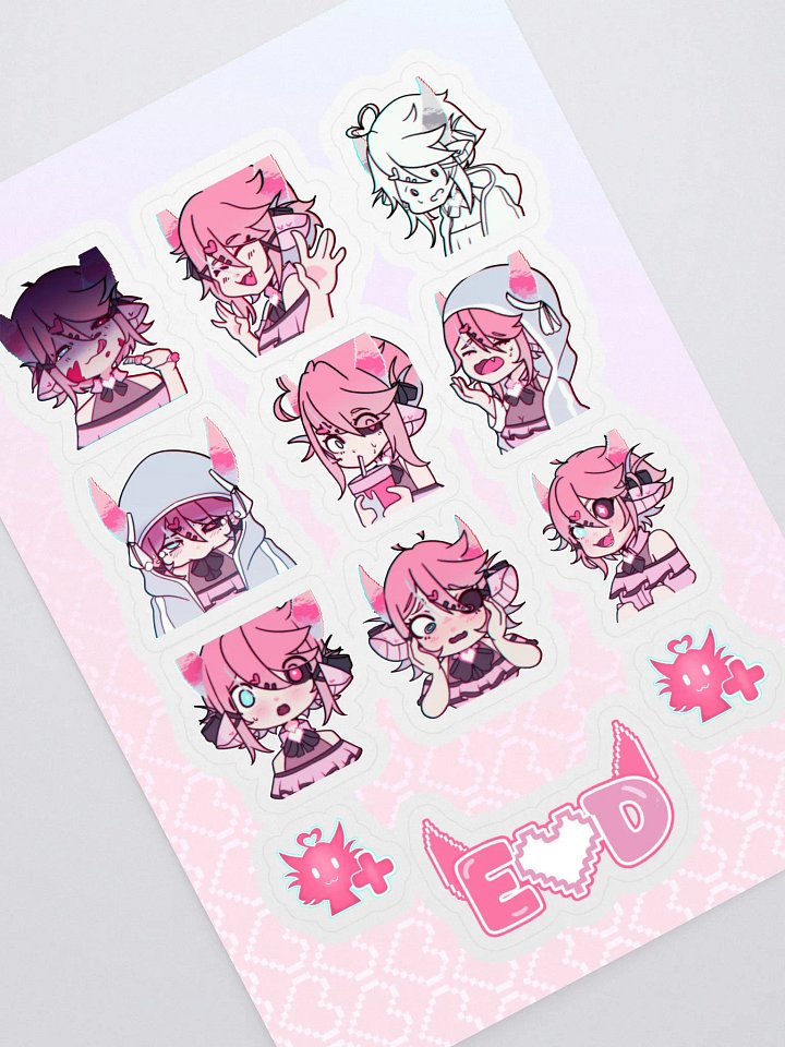 Eyeris Emotes Sticker Sheet product image (1)