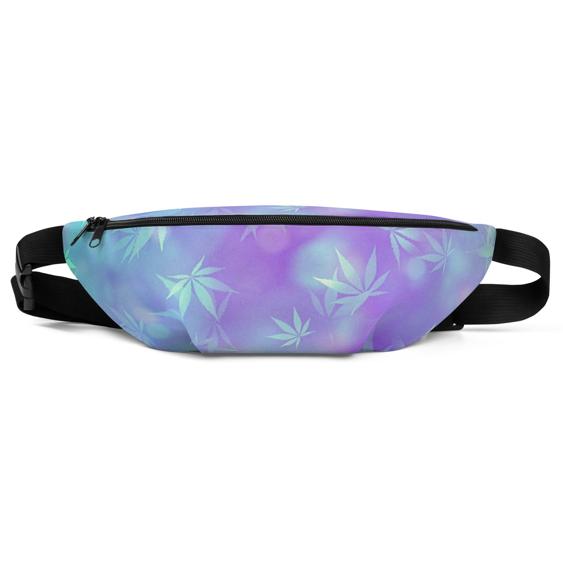 Pastel Cannabis Leaf Fanny Pack – Chill Style on the Go product image (2)