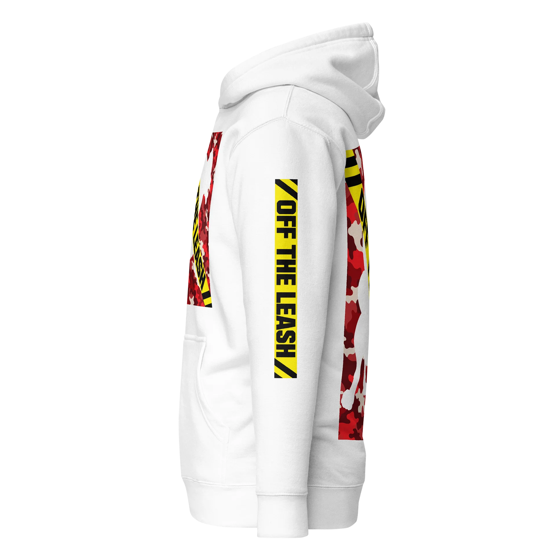 Off The Leash Caution Camo Hoodie product image (4)