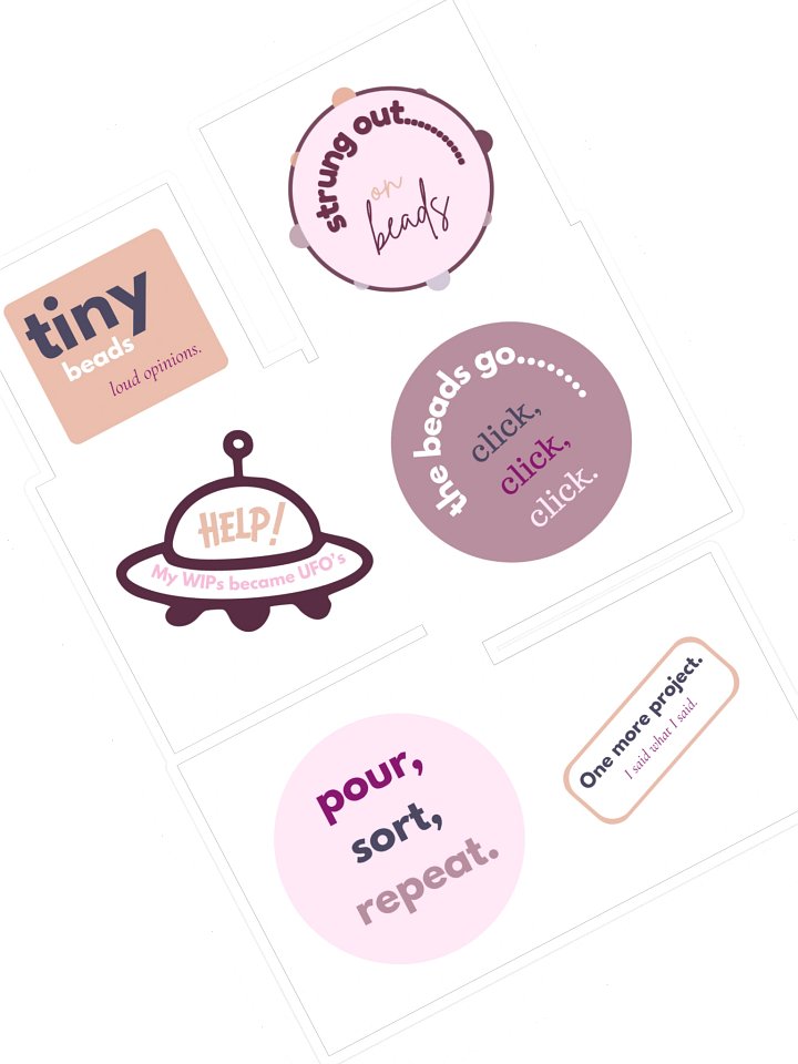 On A String Sticker Sheet product image (1)