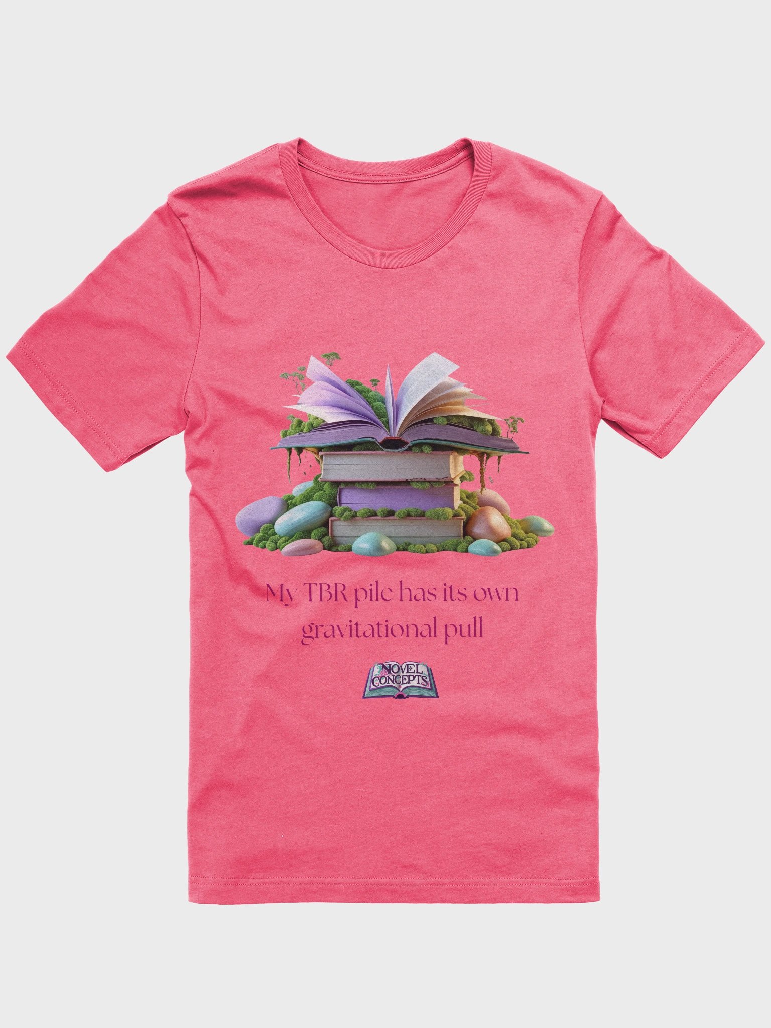 "My TBR pile has its own gravitational pull" T-Shirt product image (10)