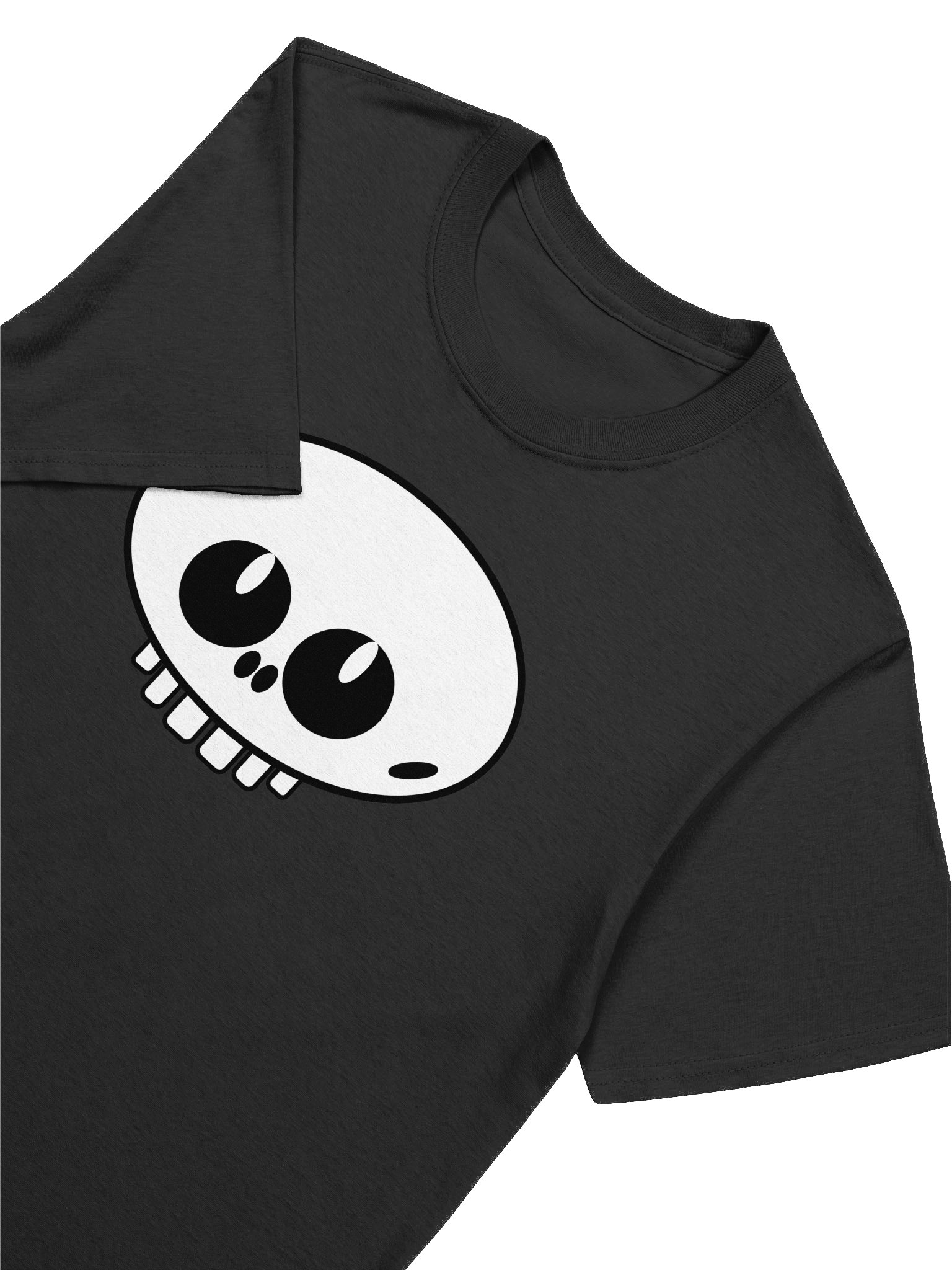 Cute Skull Face T-Shirt – Fun Spooky Halloween Tee, Kawaii Skeleton Graphic Shirt product image (45)