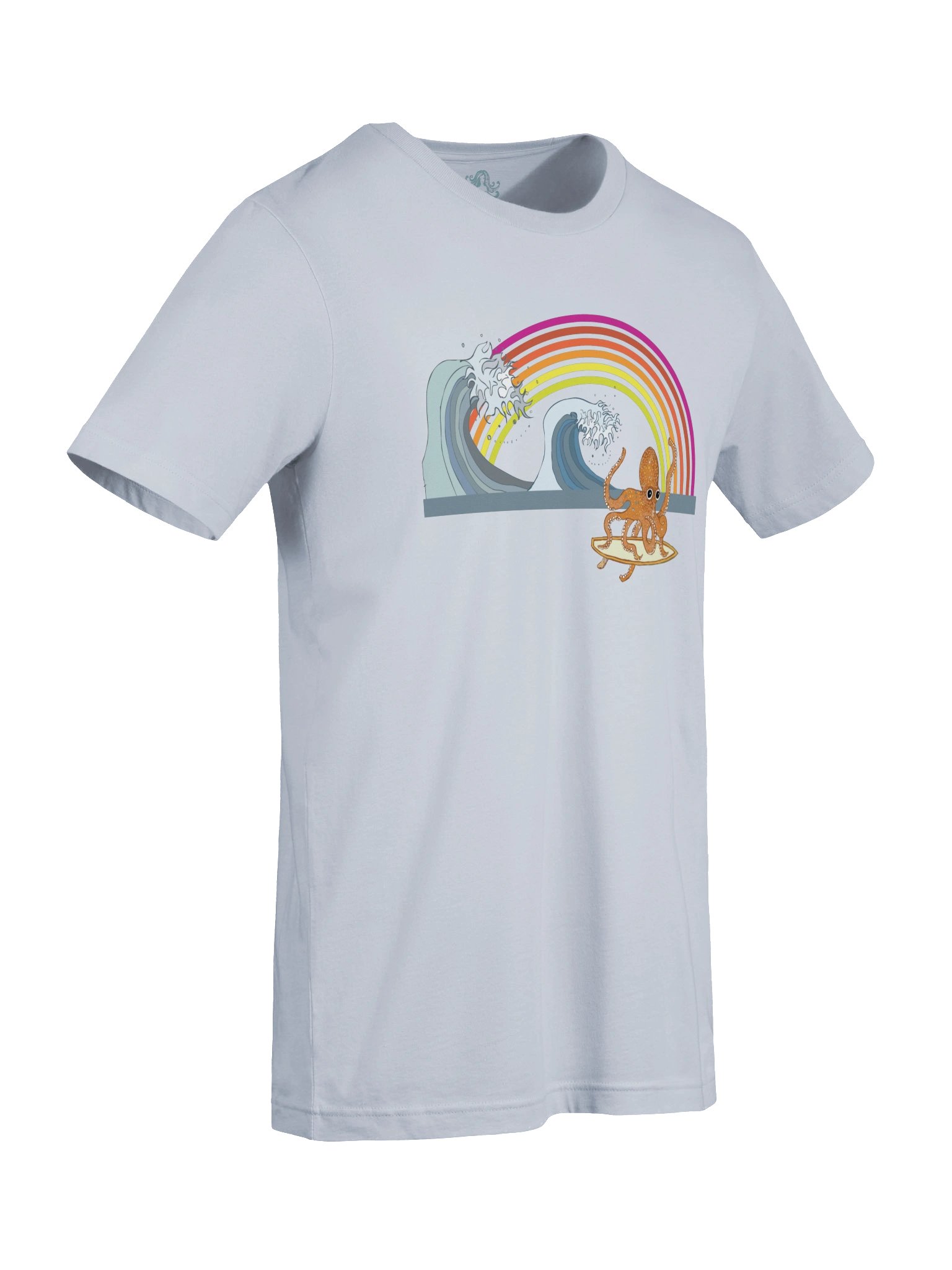 Octopus Wave Unisex T shirt product image (7)