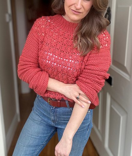 The textured pullover that works whether you're roasting or freezing 🤍 Comment 'HJC' to get the free pattern details in your ...