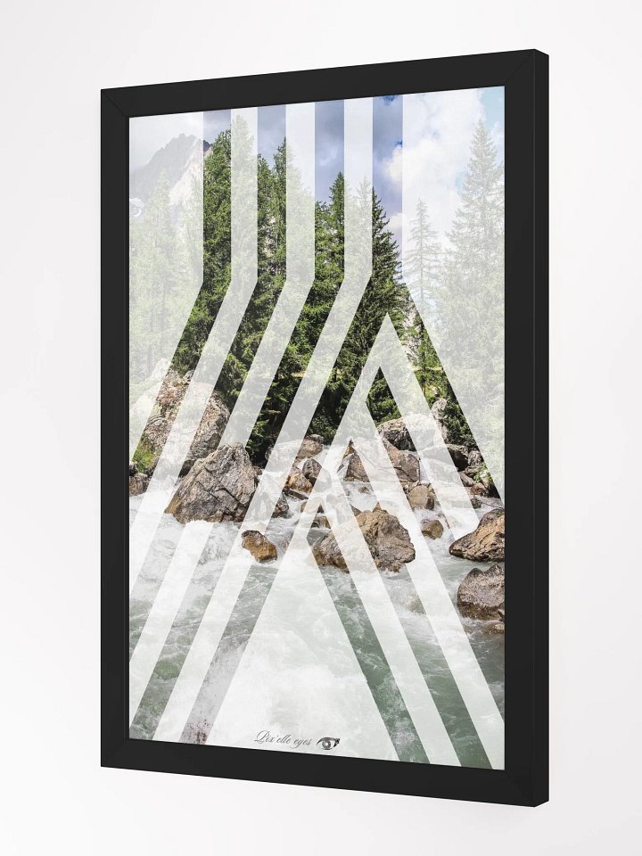 GeoGraphik Art Print – White Lavachey Torrent product image (4)