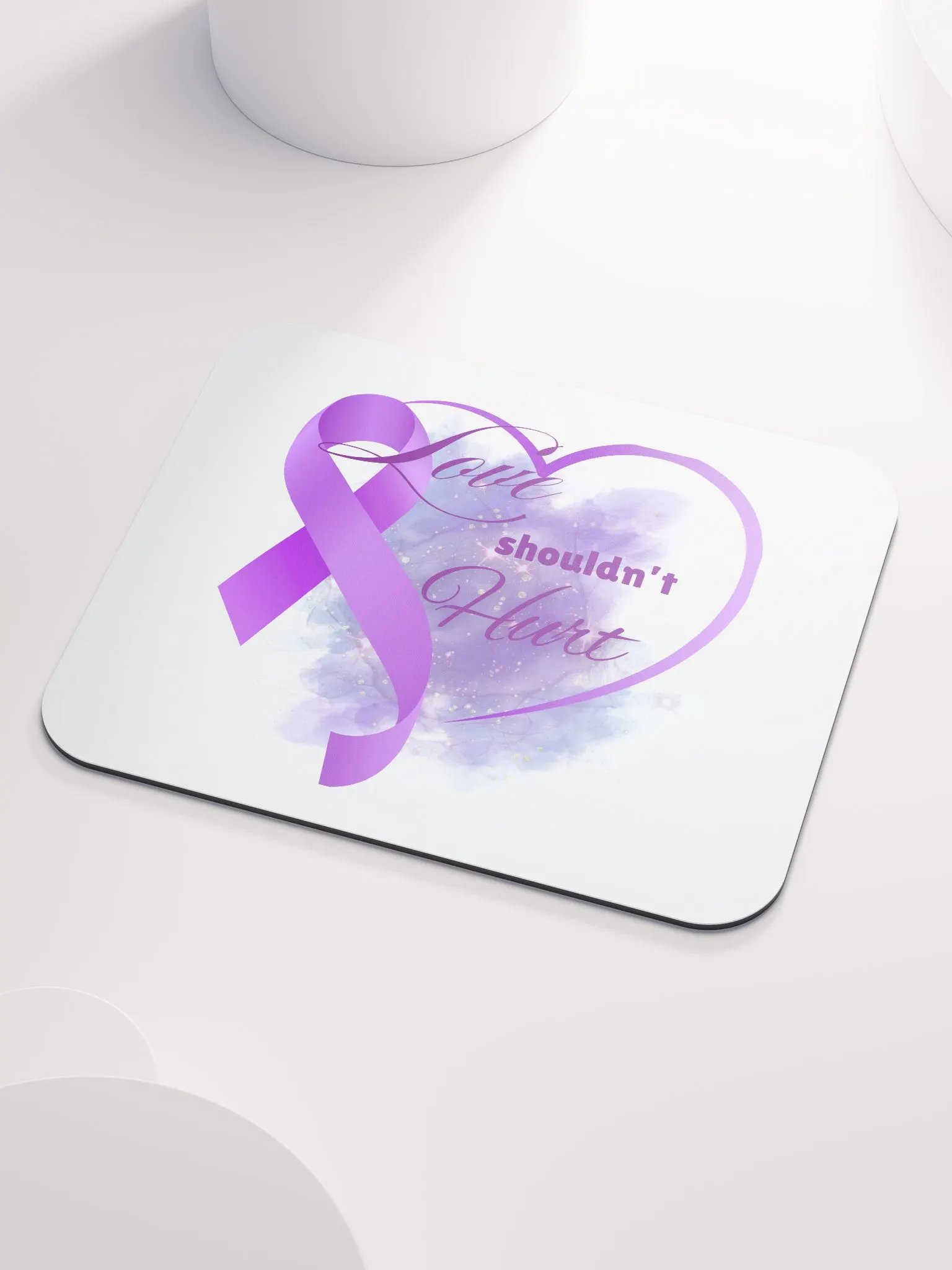 Love Shouldn't Hurt Mouse Pad product image (3)