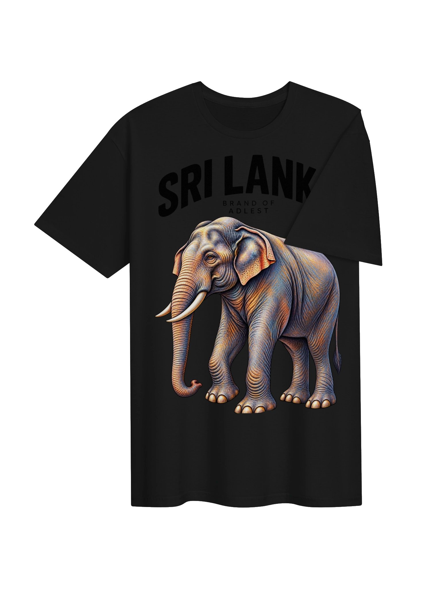 Vintage Style Sri Lanka Collegiate Elephant Graphic Tee product image (25)