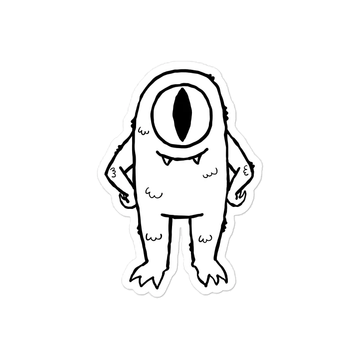 Happy Monster Sticker product image (2)