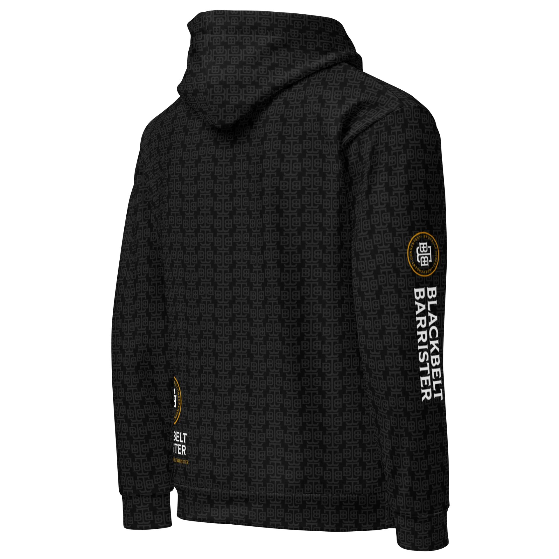 BBB All Over Print Black Hoodie product image (5)