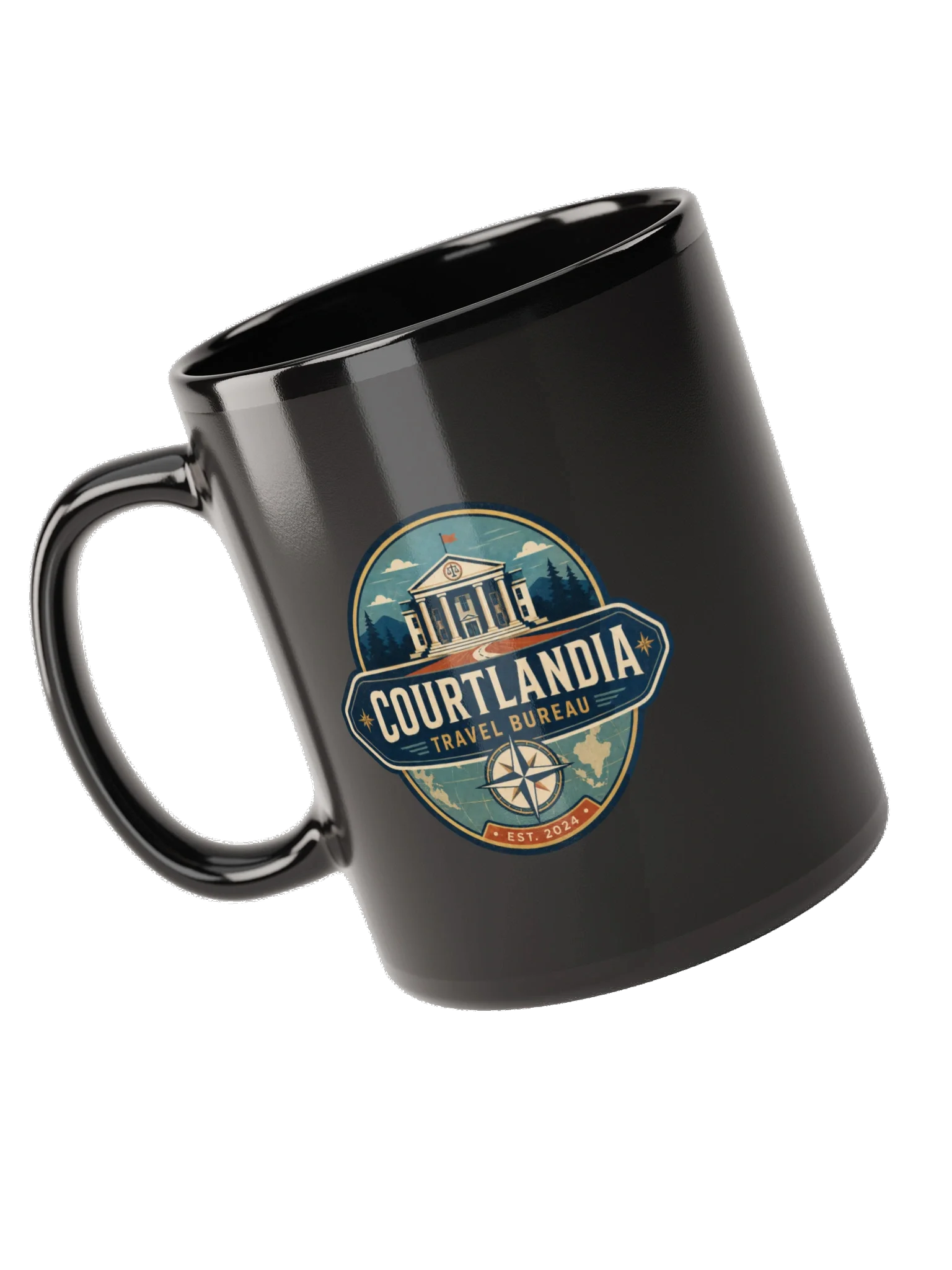Courtlandia Travel Bureau Coffee Mug
