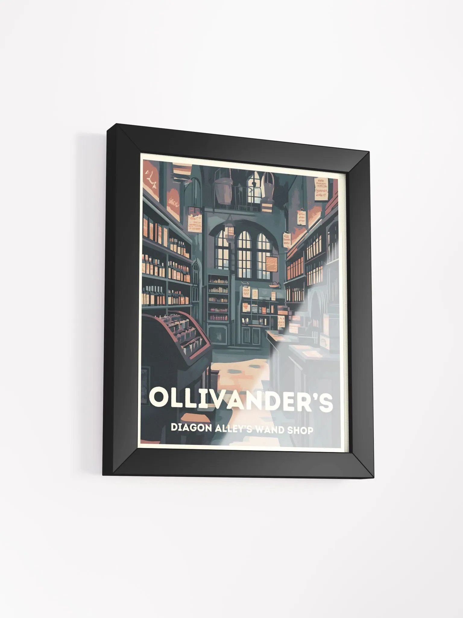 Magical Wand Shop Vintage Travel Poster product image (2)