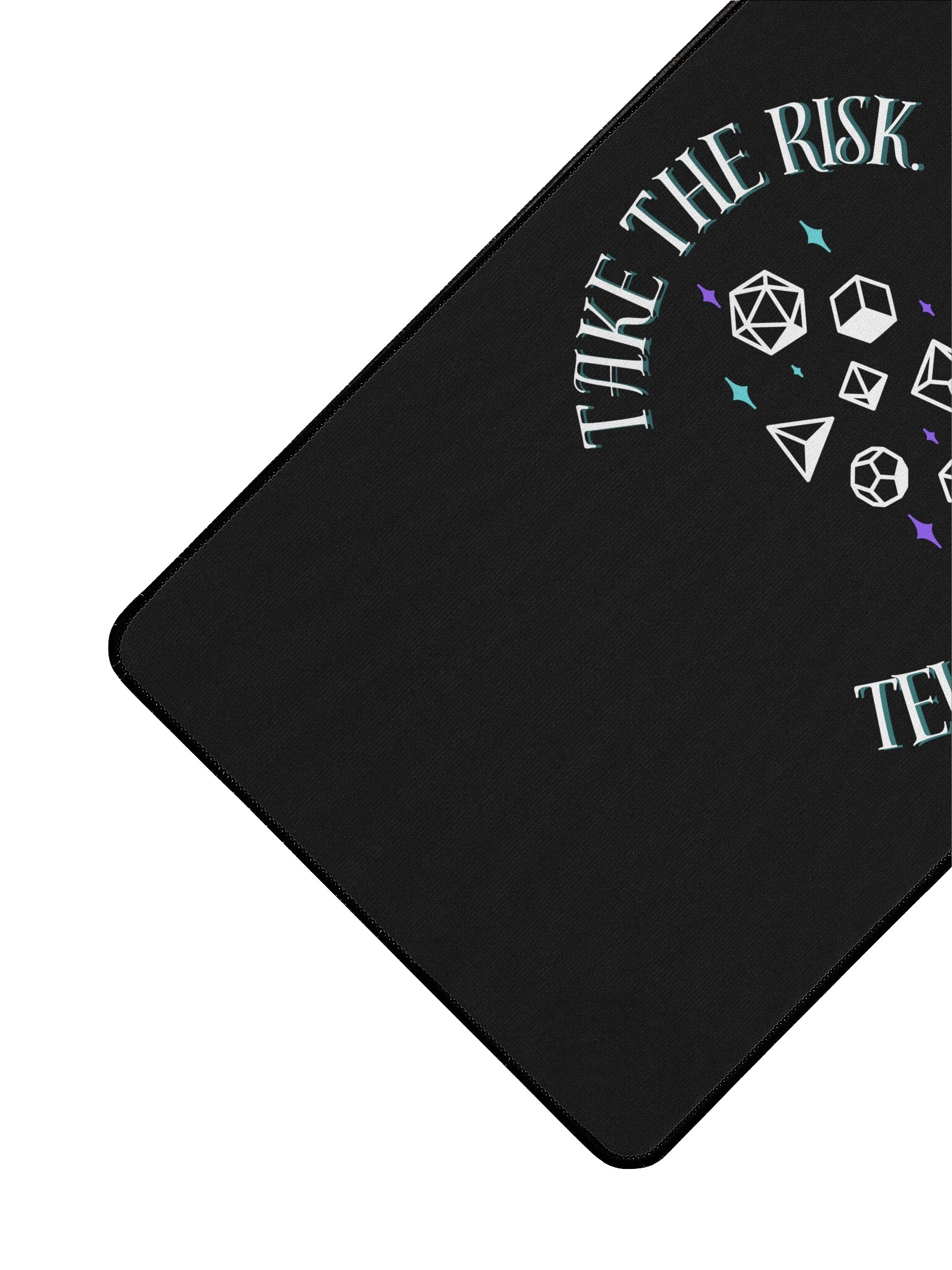Take the Risk. Tell the Story. Dice Mat product image (3)