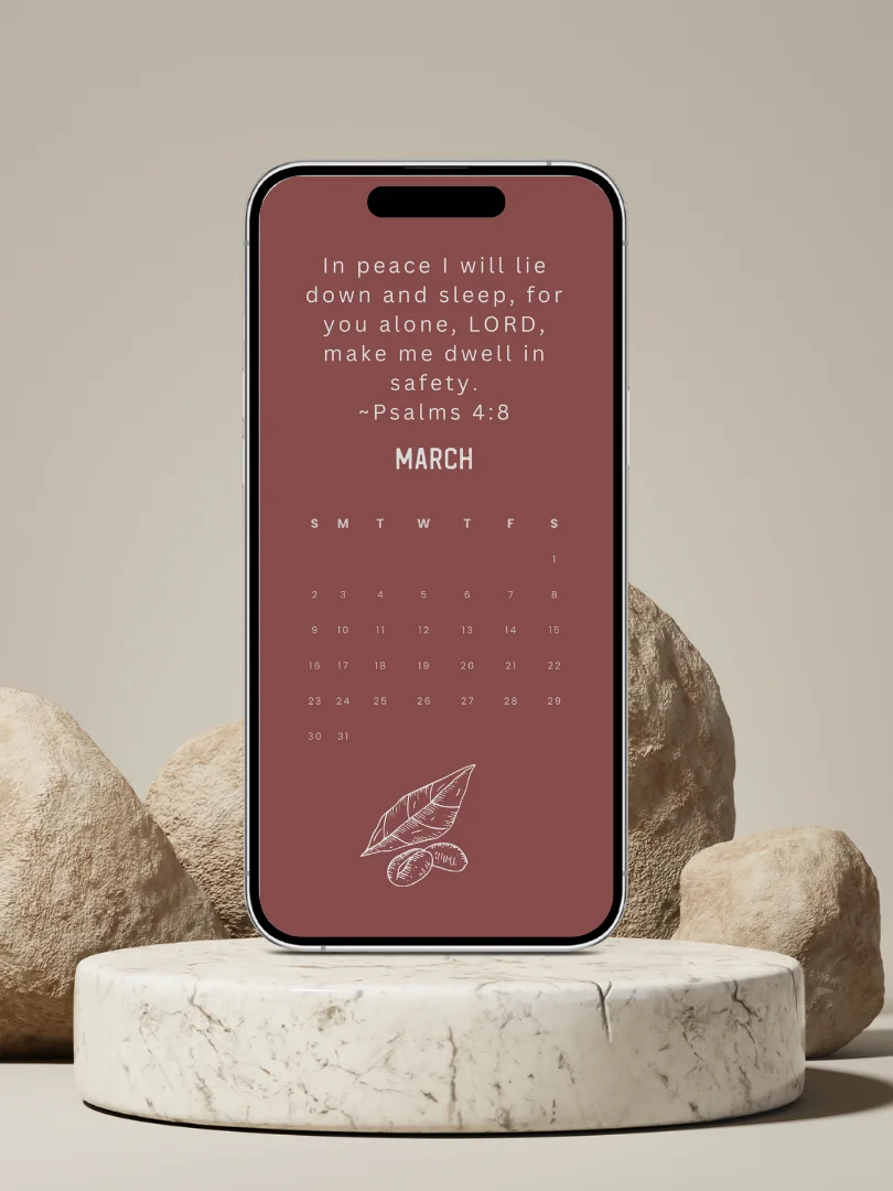 Verses of Peace 2025 Phone Calendar product image (4)