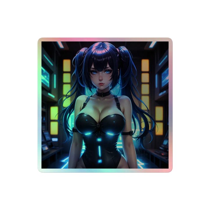 Cyberpunk Princess Kiss-Cut Sticker Sheet product image (2)