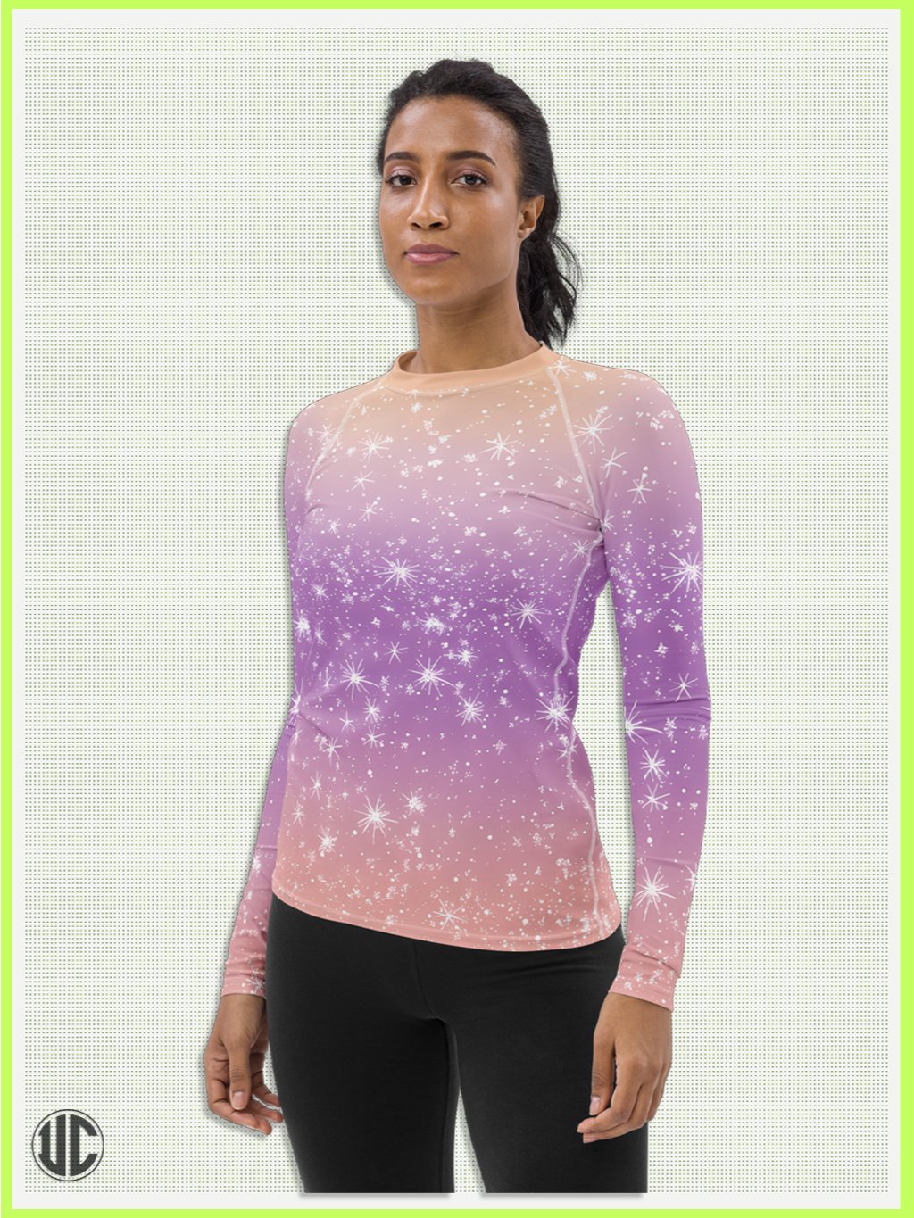 Cosmic Dusk - Women's Rash Guard product image (6)