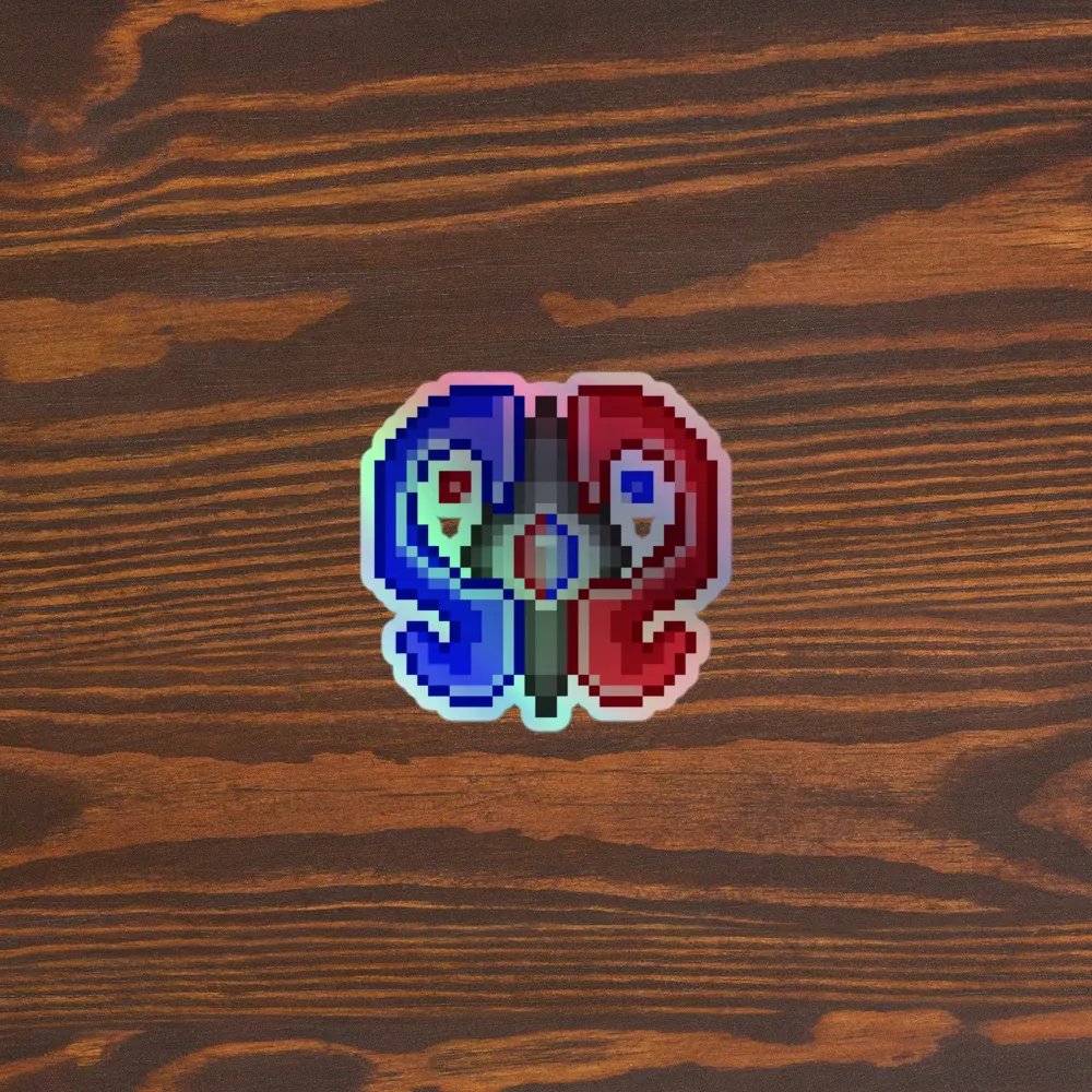 SiS Logo Holographic Sticker product image (5)