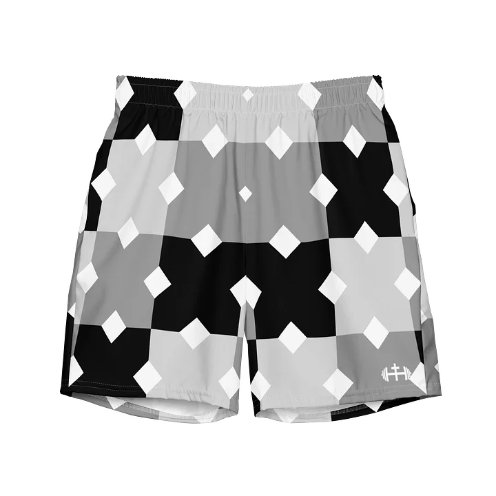 His House Mens Swimsuit - Monochrome Mosaic product image (1)