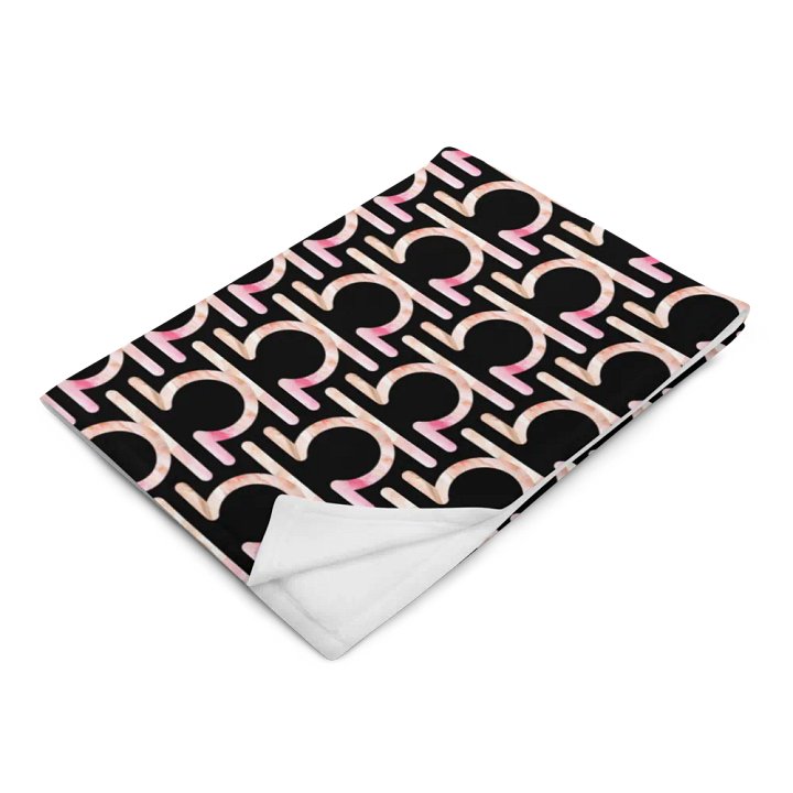 Libra Earth-tone Sigil Black Throw product image (2)