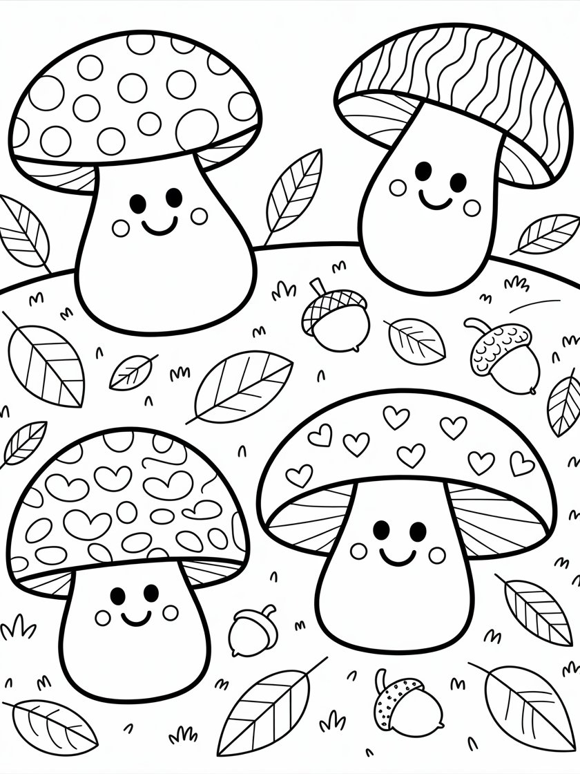 25 Autumn Coloring Pages product image (2)