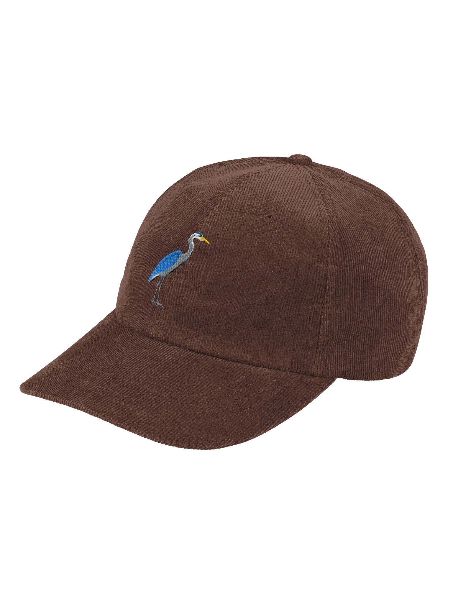 Great Blue Heron Embroidered Corduroy Hat product image (19)