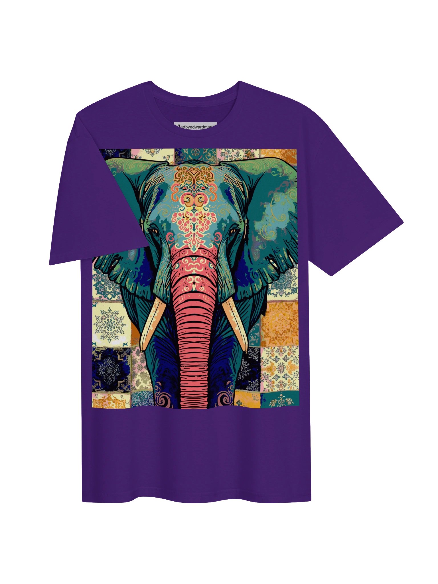 Ornate Elephant Mandala Art Tee product image (45)