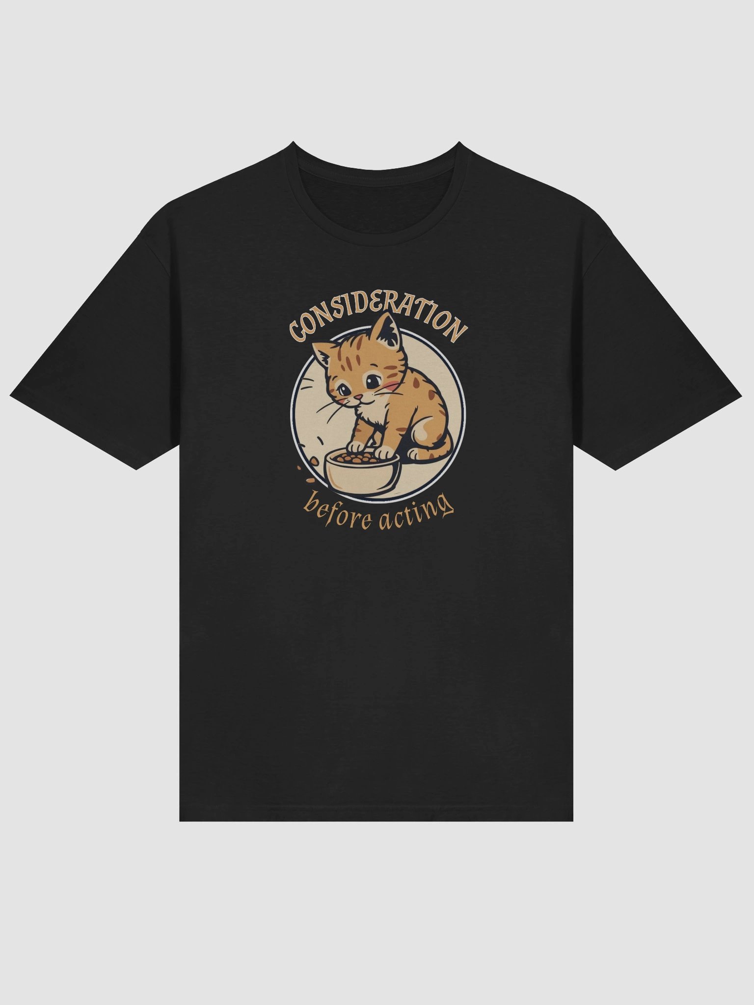 Consideration Before Acting Cat Lovers AA Recovery T-Shirt product image (5)