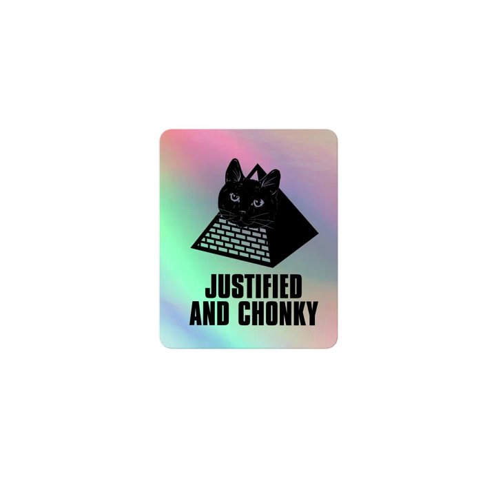 DJ STRIGOI JUSTIFIED AND CHONKY STICKER product image (1)