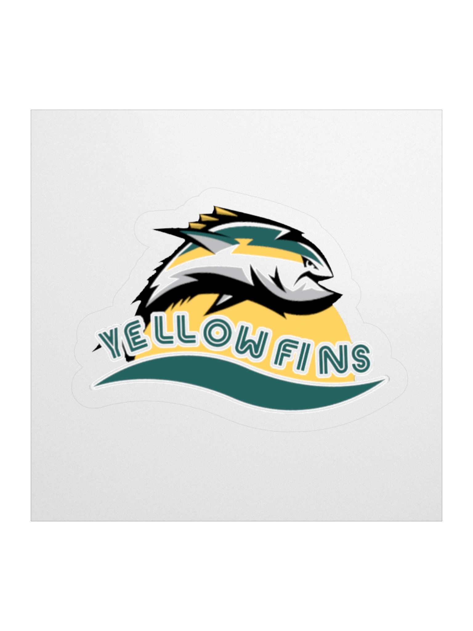 Honolulu Yellowfins Sticker product image (1)