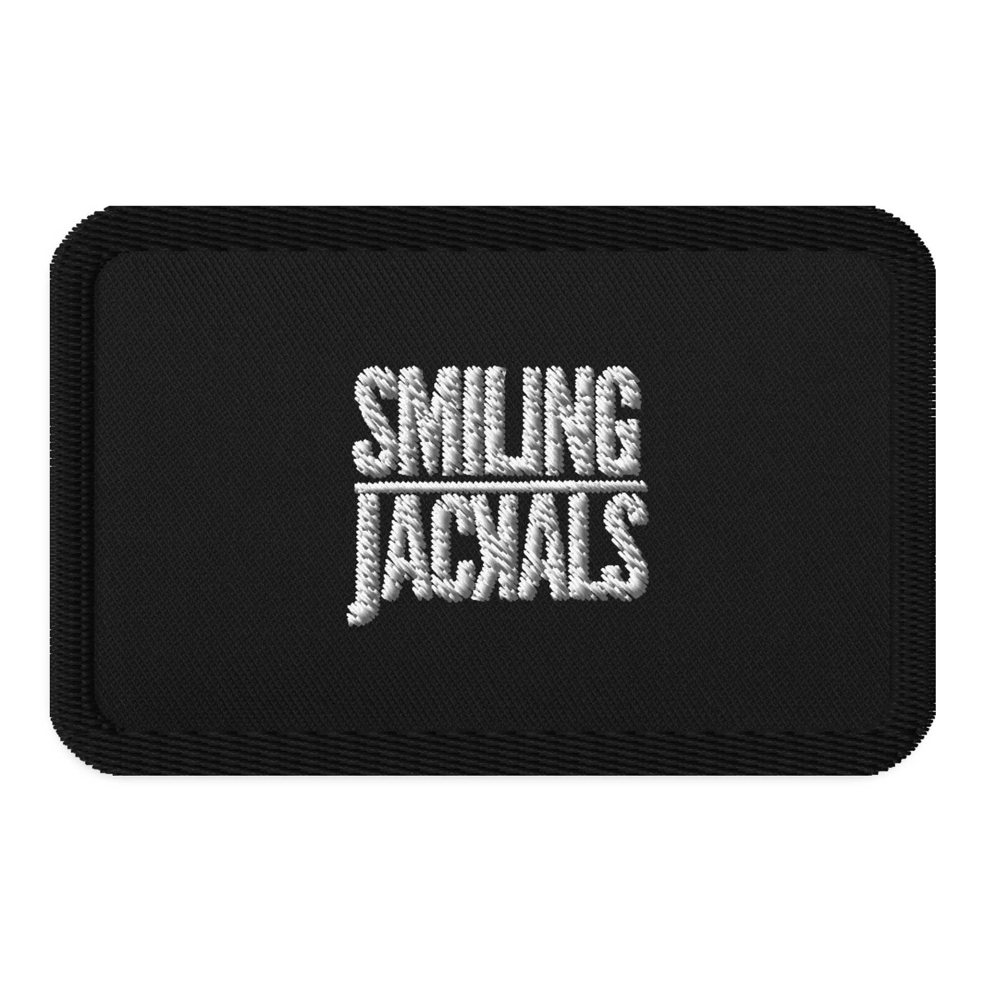 Smiling Jackals "White on Black" Logo Patch product image (1)