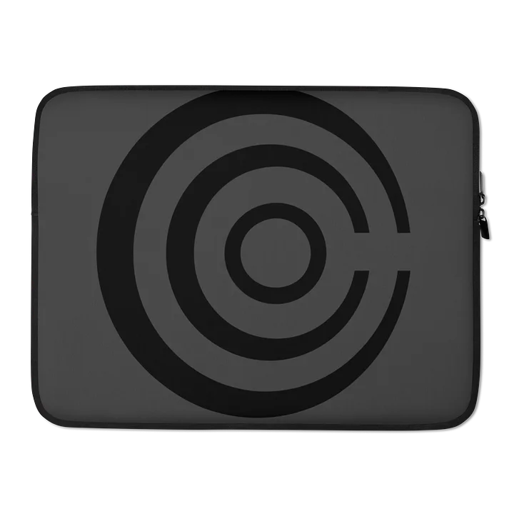 Impact Laptop Sleeve Dark Gray Black Logo product image (2)