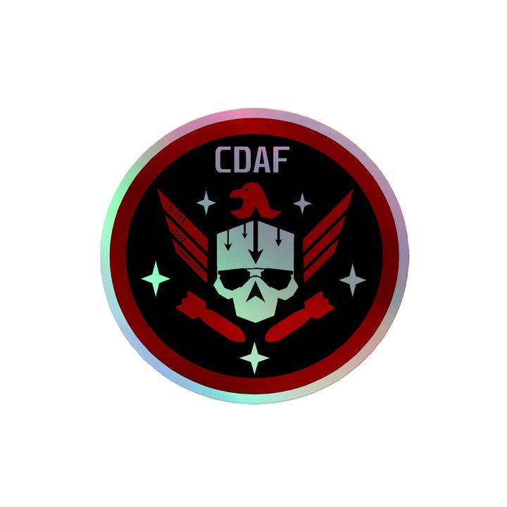 CDAF Holographic Sticker product image (2)