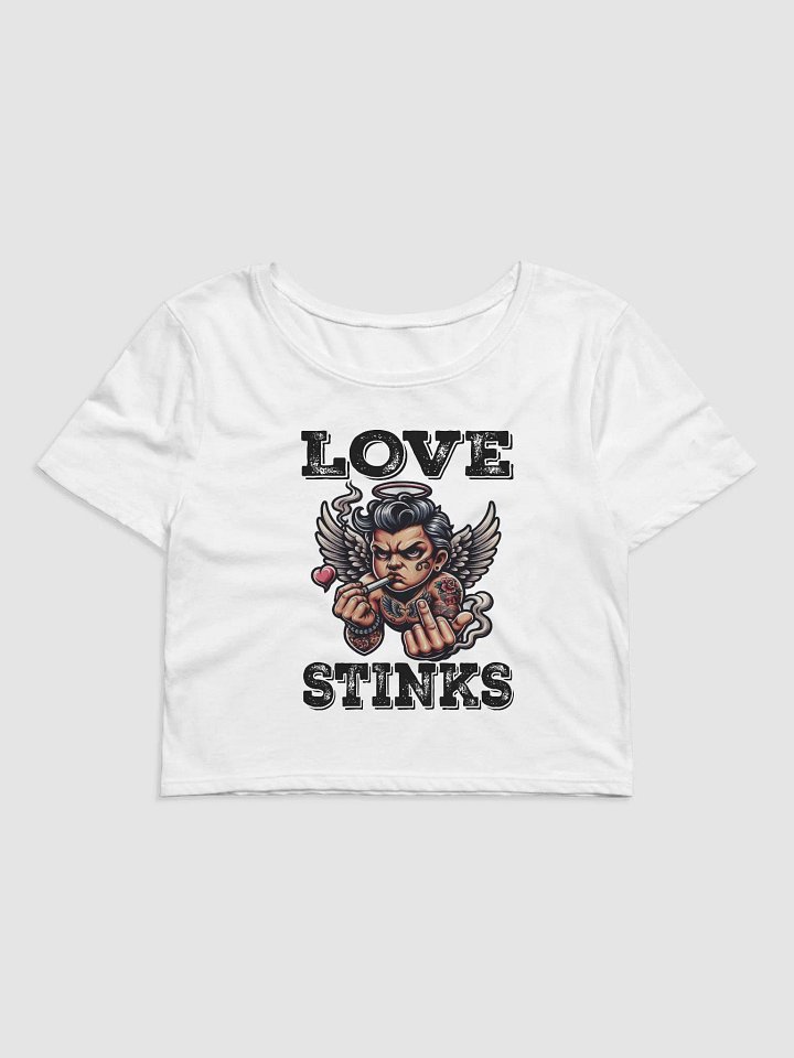 Love Stinks Ladies Crop Top product image (2)