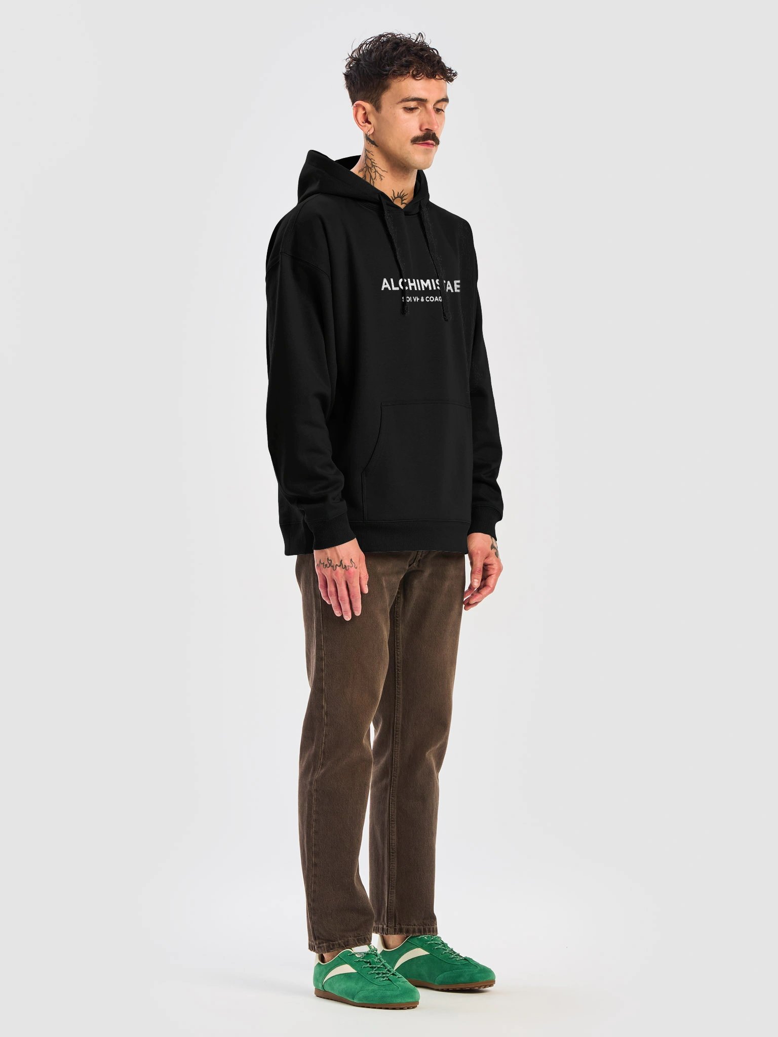 Hoodie Unisex Oversize Coton Bio Poids Lourd - ALCHIMISTAE product image (7)