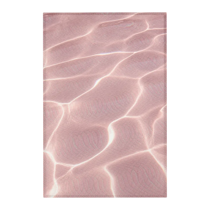 Blushed rippled area floor mat product image (1)