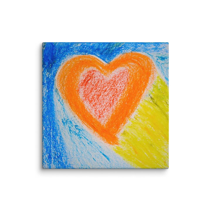 Cordial Comet Heart Art Canvas Print product image (4)