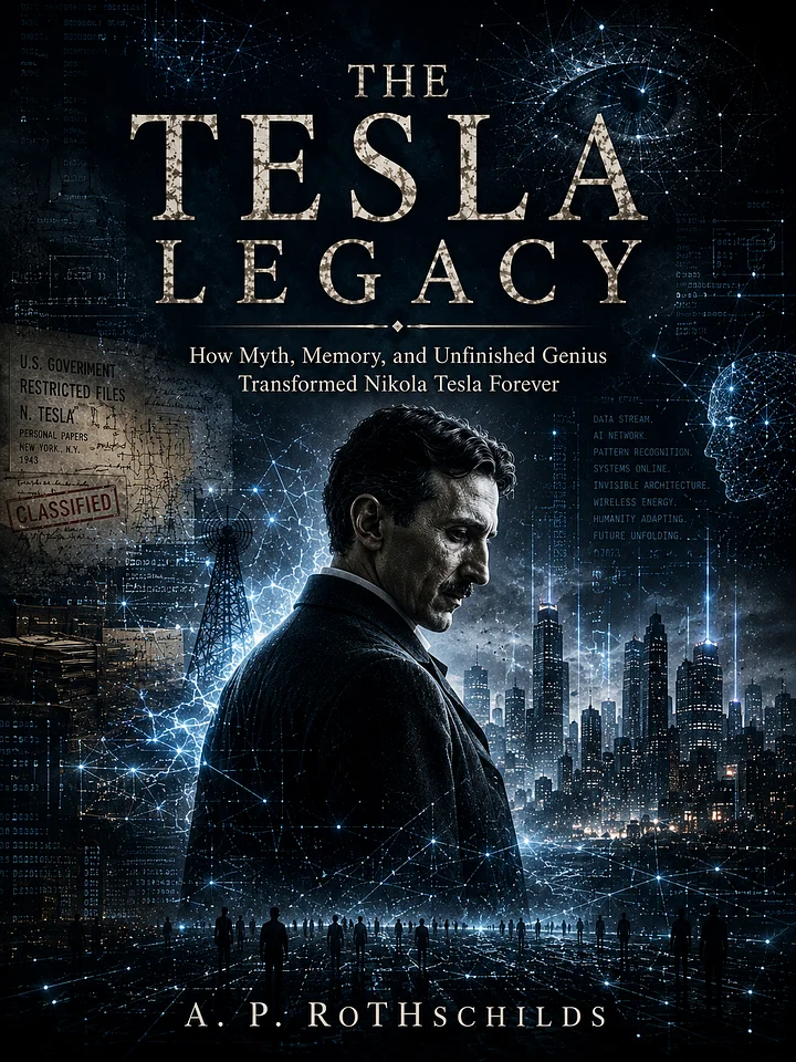THE TESLA LEGACY — A Cinematic Nonfiction Journey Through Myth, Technology, and the Future of Civilization (Premium PDF) product image (1)