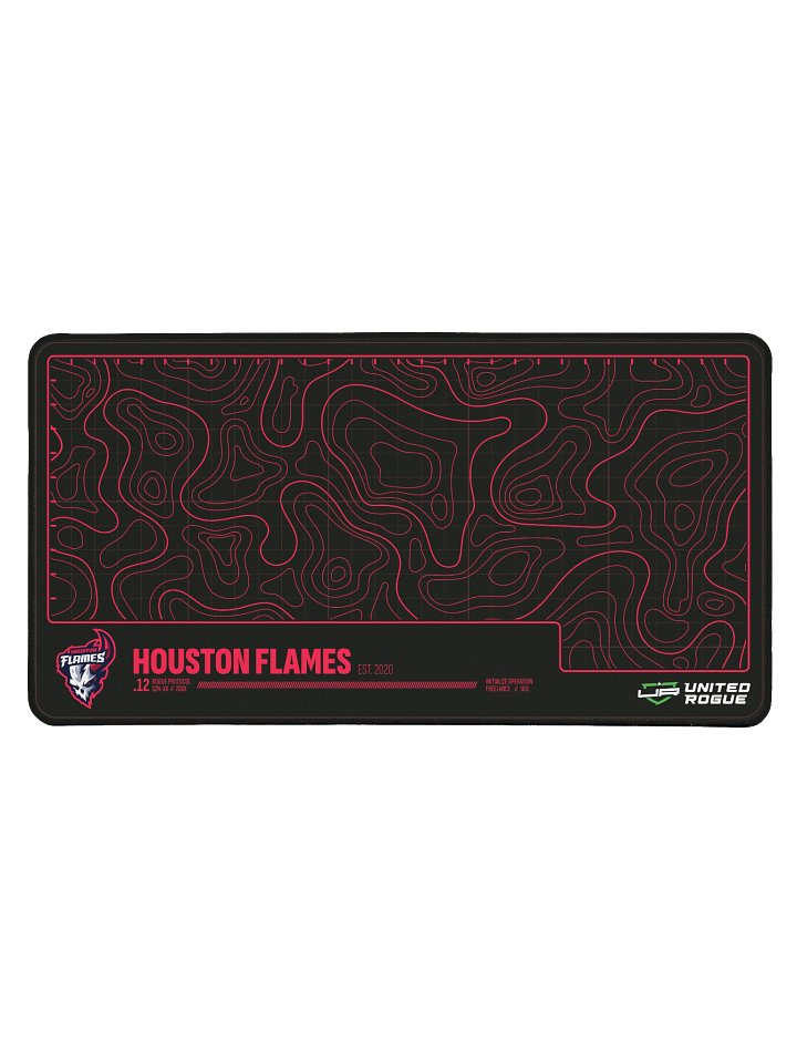 Houston Flames Map Desk Mat product image (1)