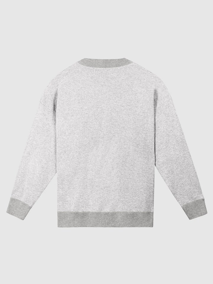 Seahorse Dreams Knit Sweater | BOURNE to Cape Cod™ Coastal Cozy | Unisex Relaxed Fit Crewneck | Colors: Bleach & Bone product image (2)