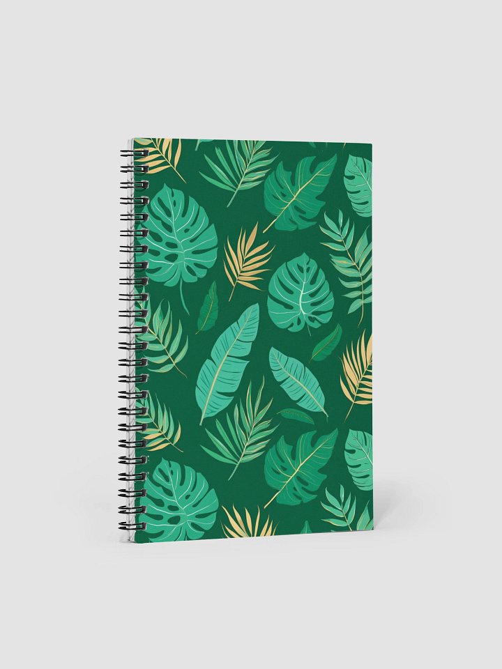 Tropical Leaves Spiral Notebook product image (1)