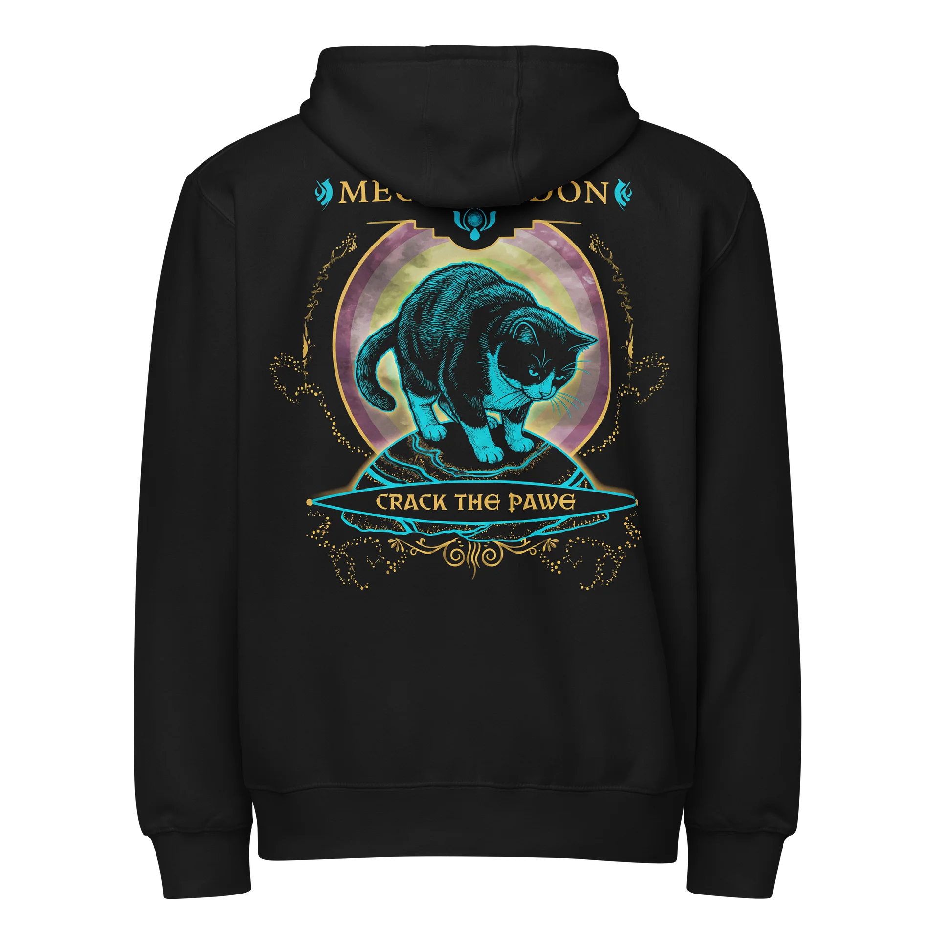 Burzik Meowstodon Crack The Pawe Premium Zip Hoodie product image (3)