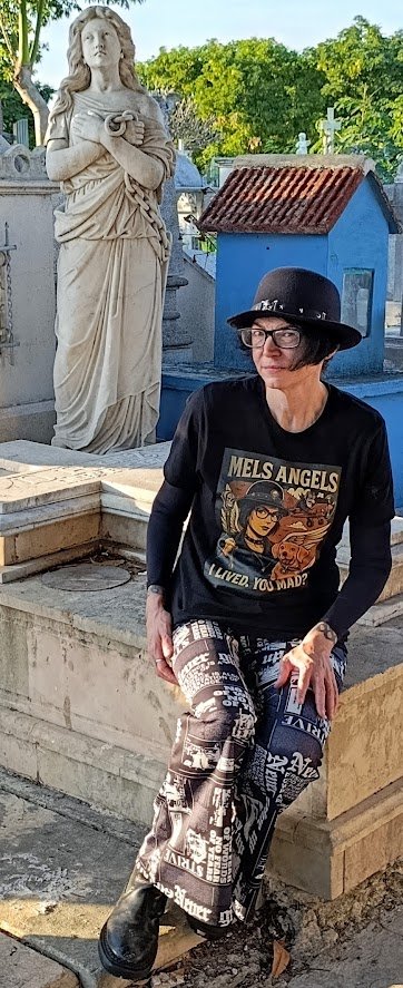 Original design- Mel’s Angels “I Lived. You Mad?” T-Shirt – Bella+Canvas Unisex Graphic Tee, Road-Worn Survivor Series product image (5)