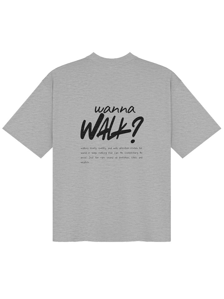 Oversized Statement T-Shirt with Back print product image (6)