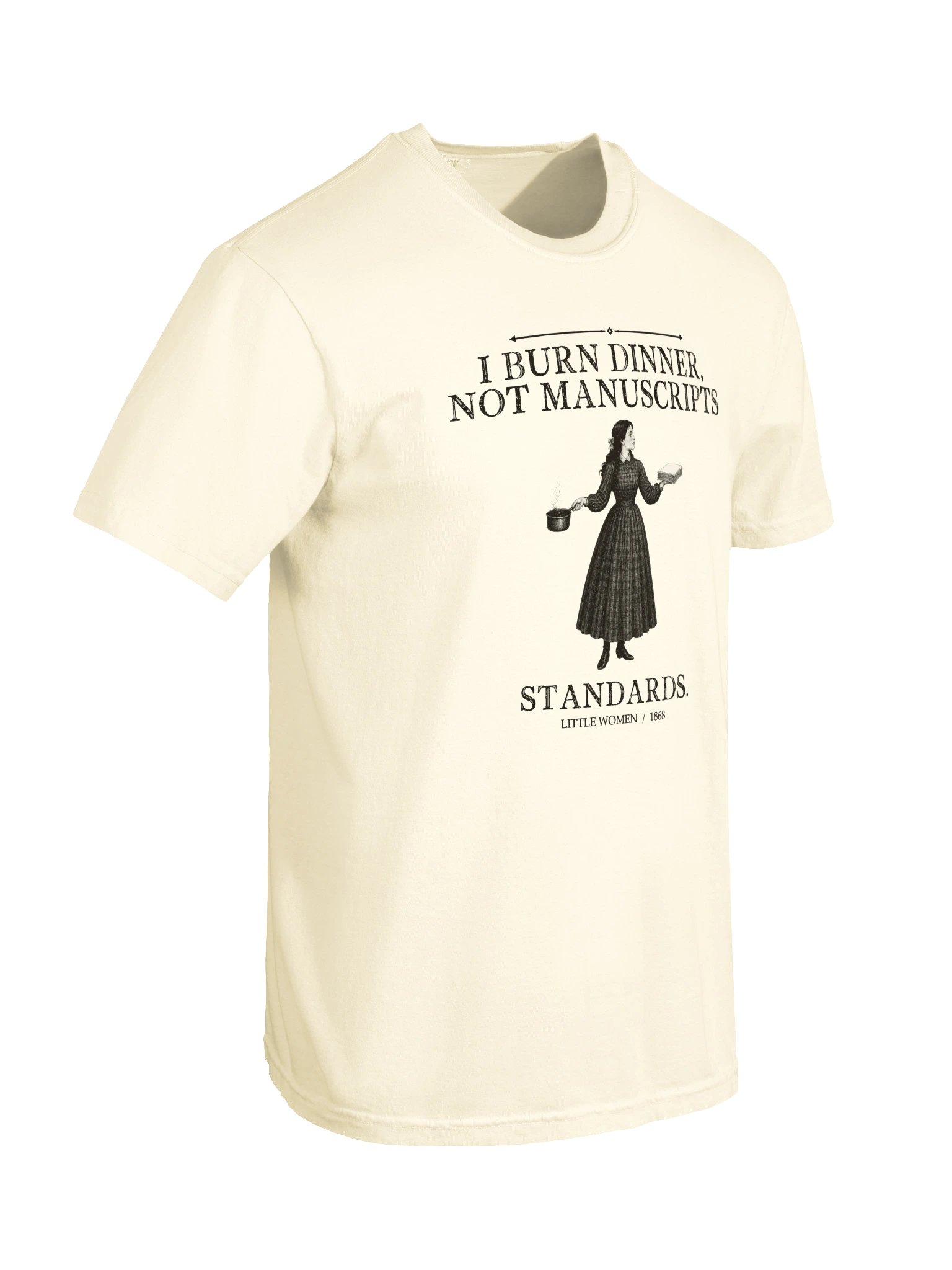 Burn Dinner Not Manuscripts -- Little Women Tee (Light) product image (21)