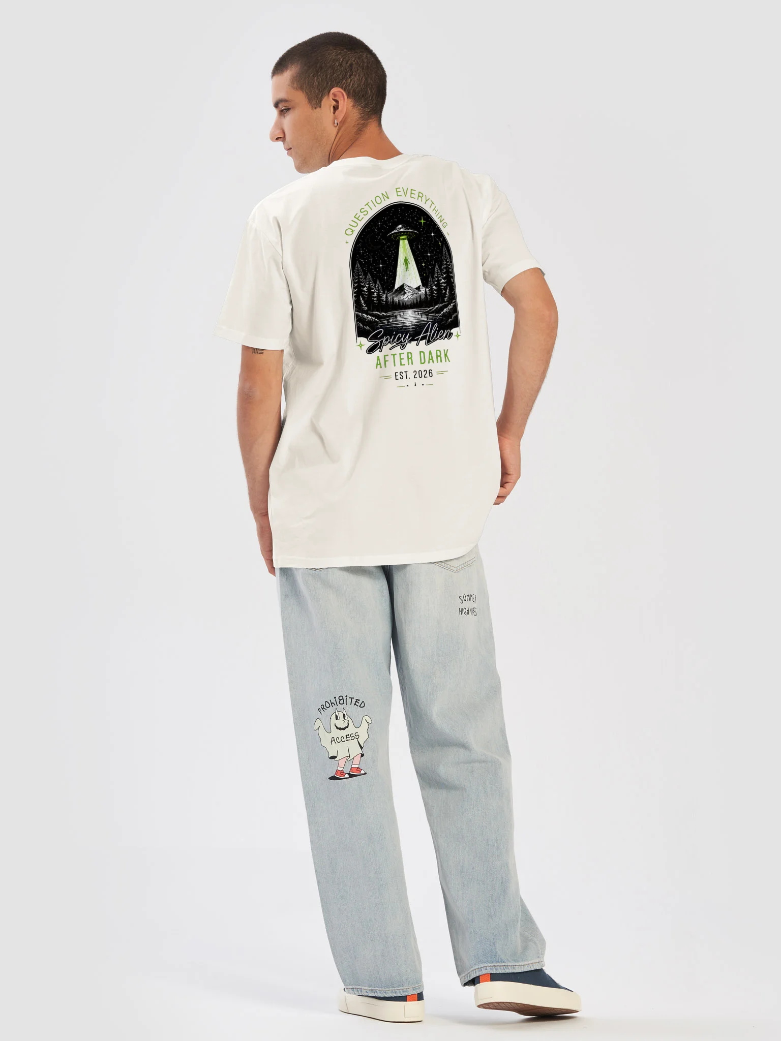 The Question Everything Tee — bone product image (6)