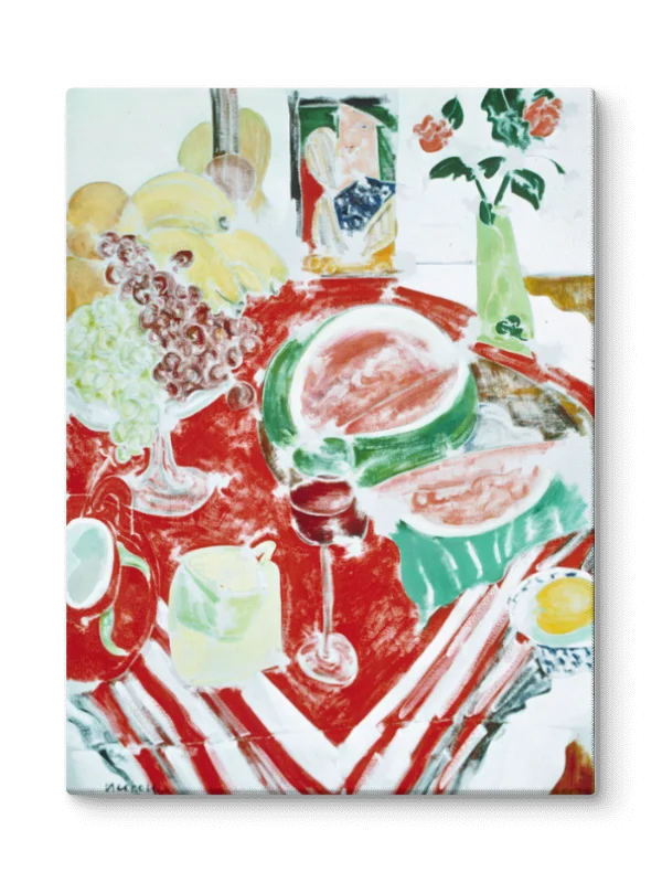 Still Life with Watermelon (1985) on canvas (30" x 40") product image (2)